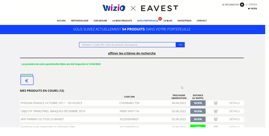 Interface eavest
