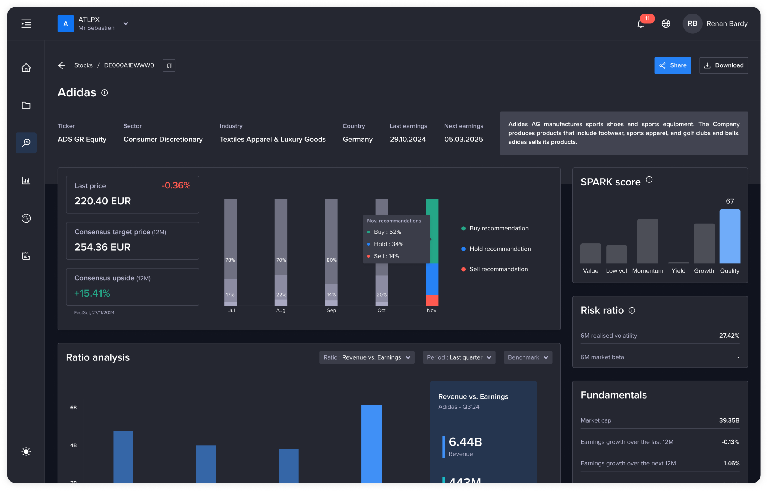 Fiche produit structuré